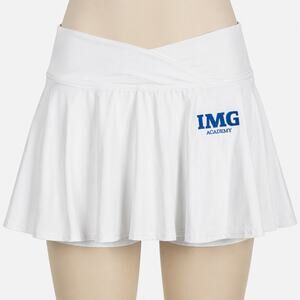 Under Armour IMG Academy White Athletic Tennis Skort Small Compression Shorts